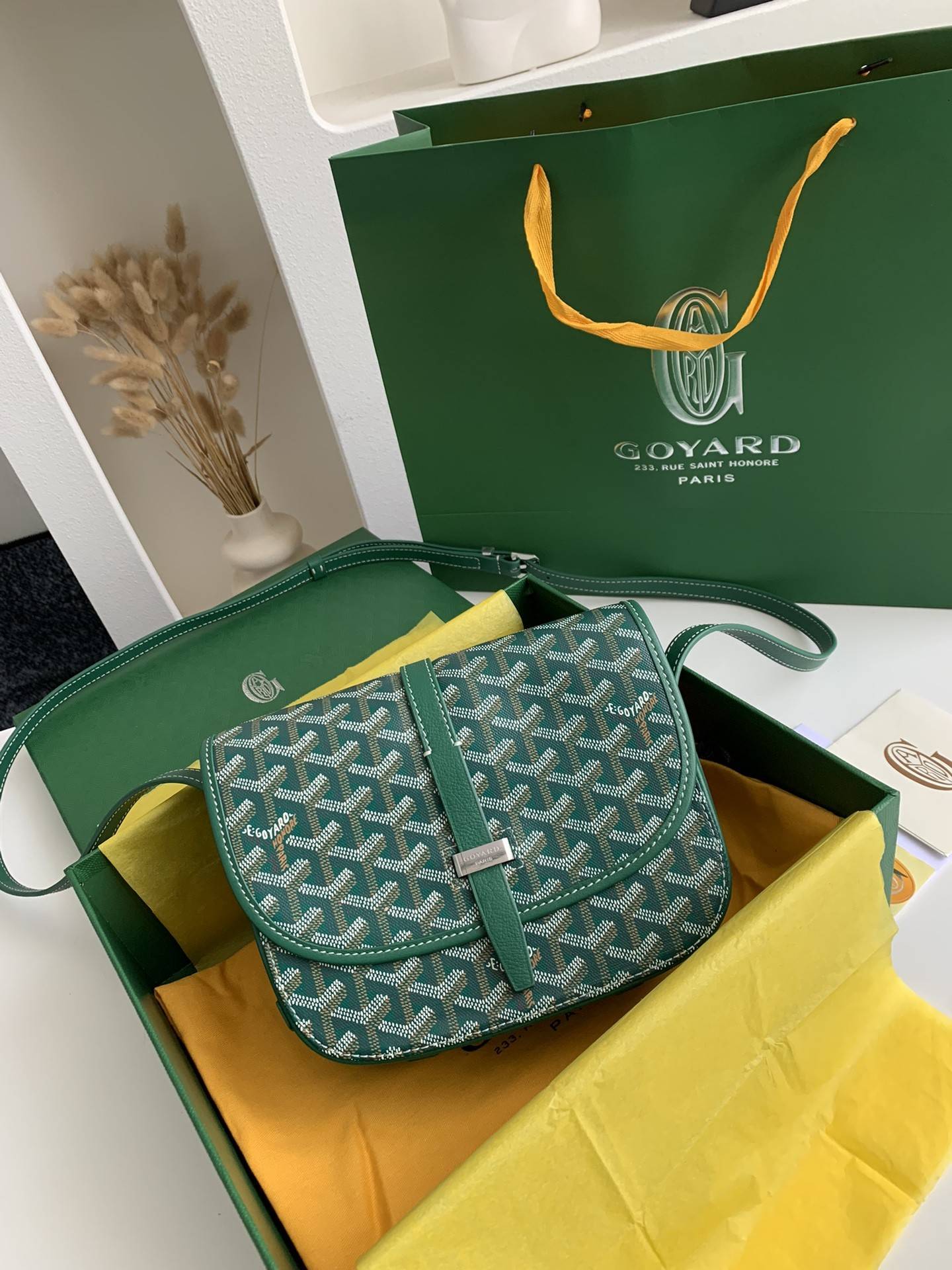 Goyard BeL*Védère bag Top Quality Size:21.5*16*6cm