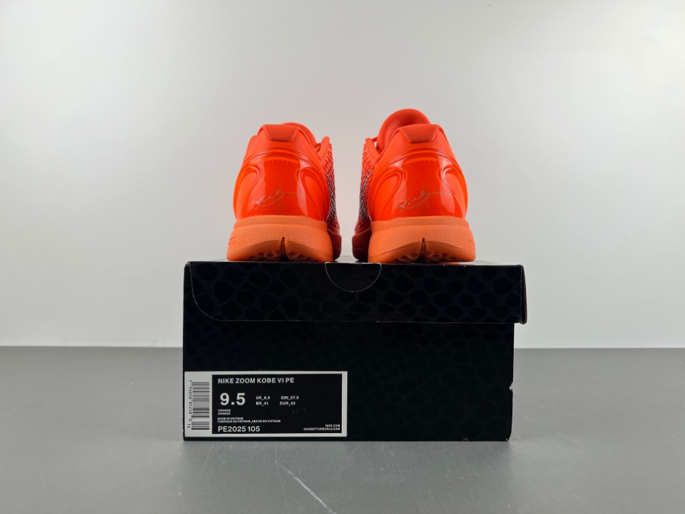 NIKE ZOOM KOBE 6 “Total Orange” PE2025-105