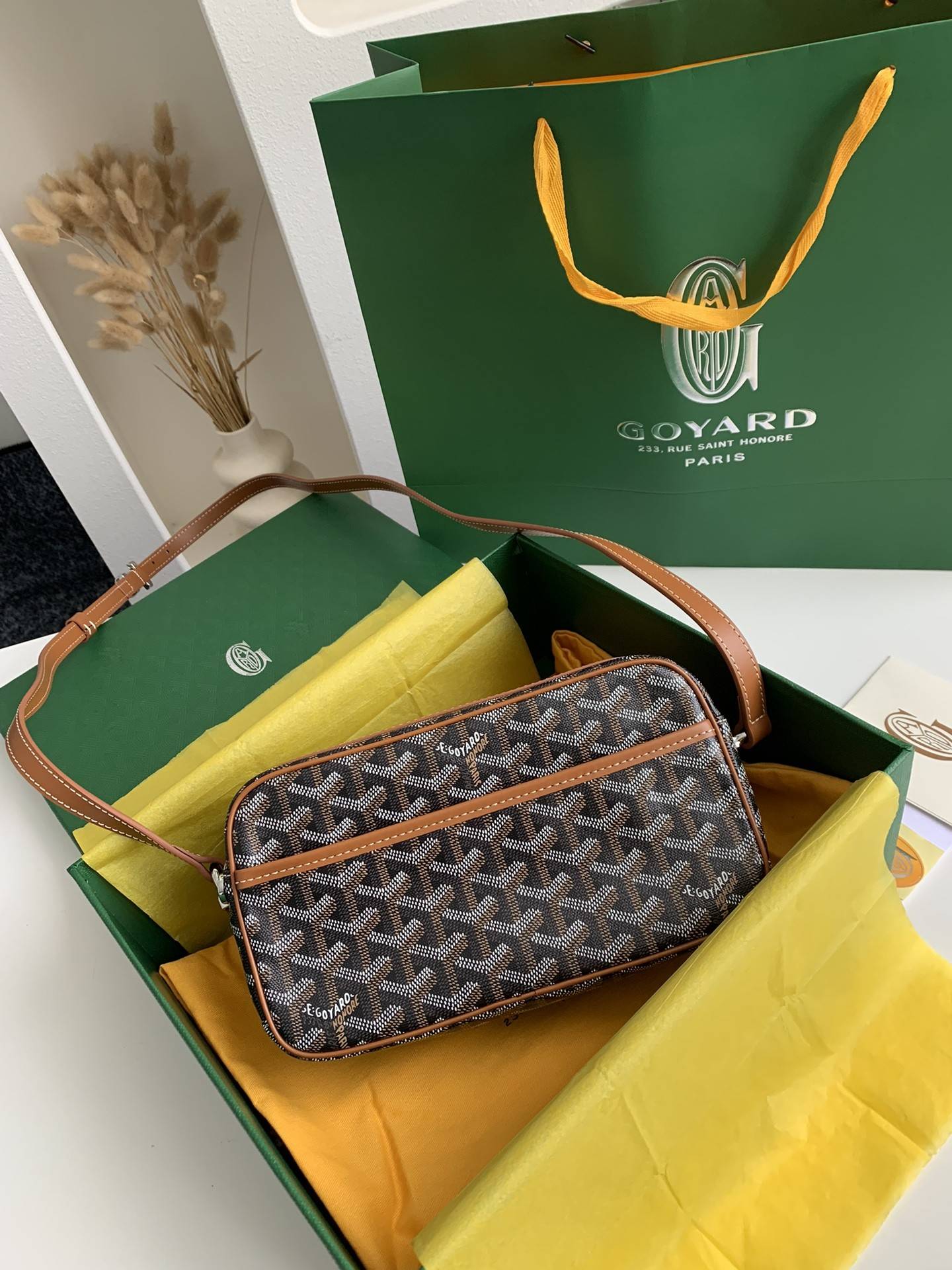 Goyard 2023 New Cap Vest Camera Bag Size: 22 * 13 * 6.5cm