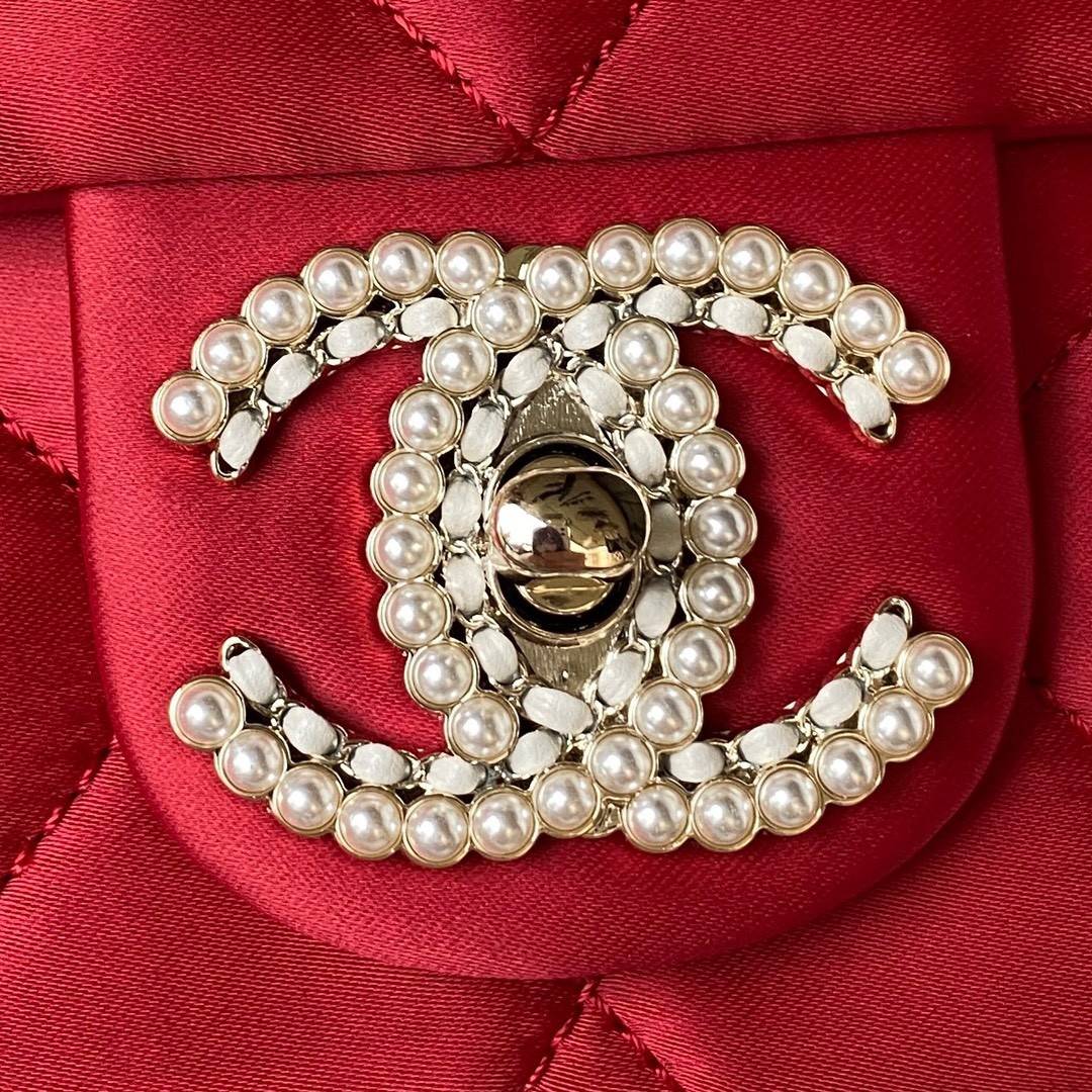 CH*EL23A Hot Selling Pearl Stick Bag AS3791, Top Quality Size: 11.5 * 26 * 4cm