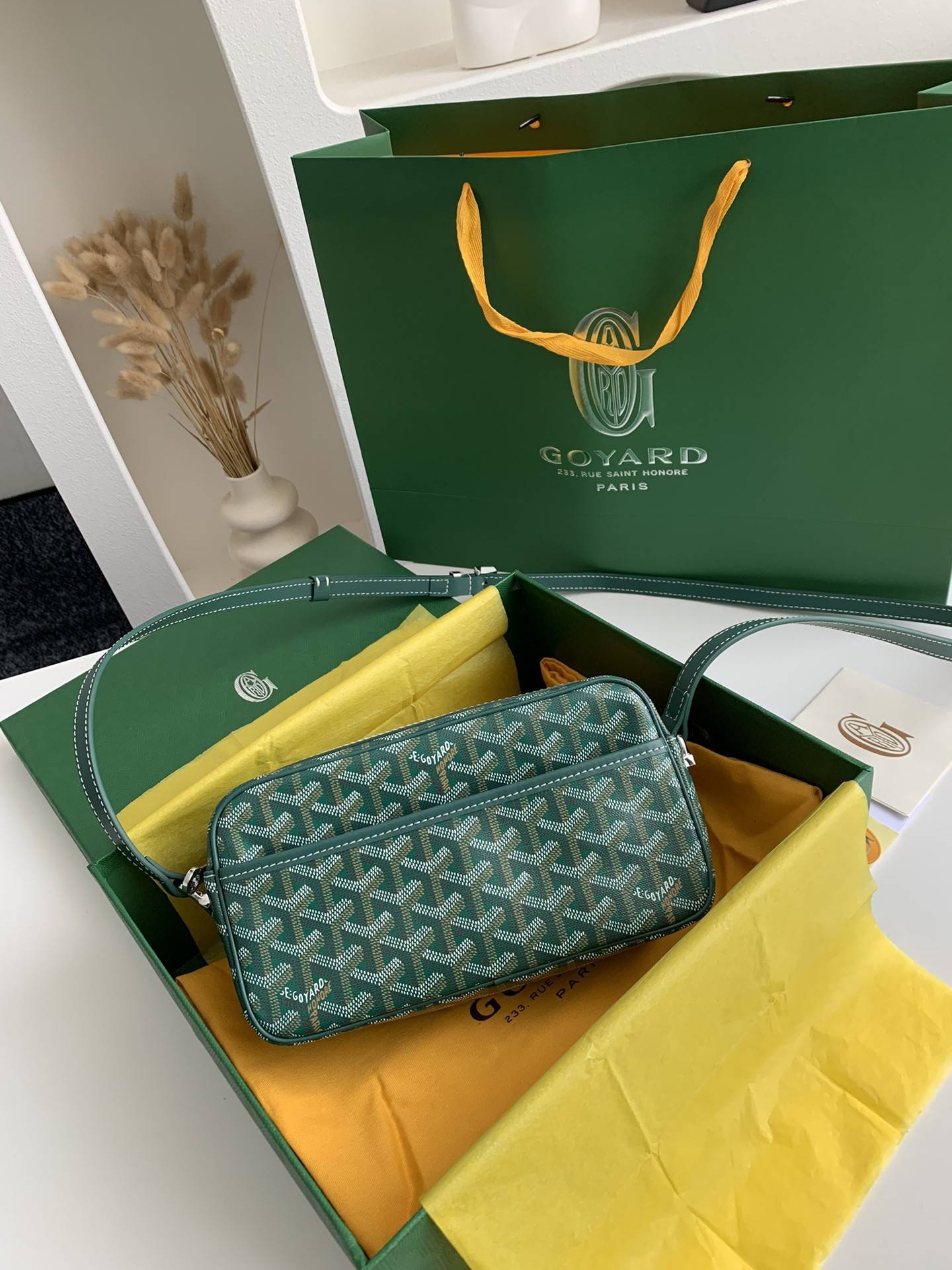 Goyard 2023 New Cap Vest Camera Bag Size: 22 * 13 * 6.5cm