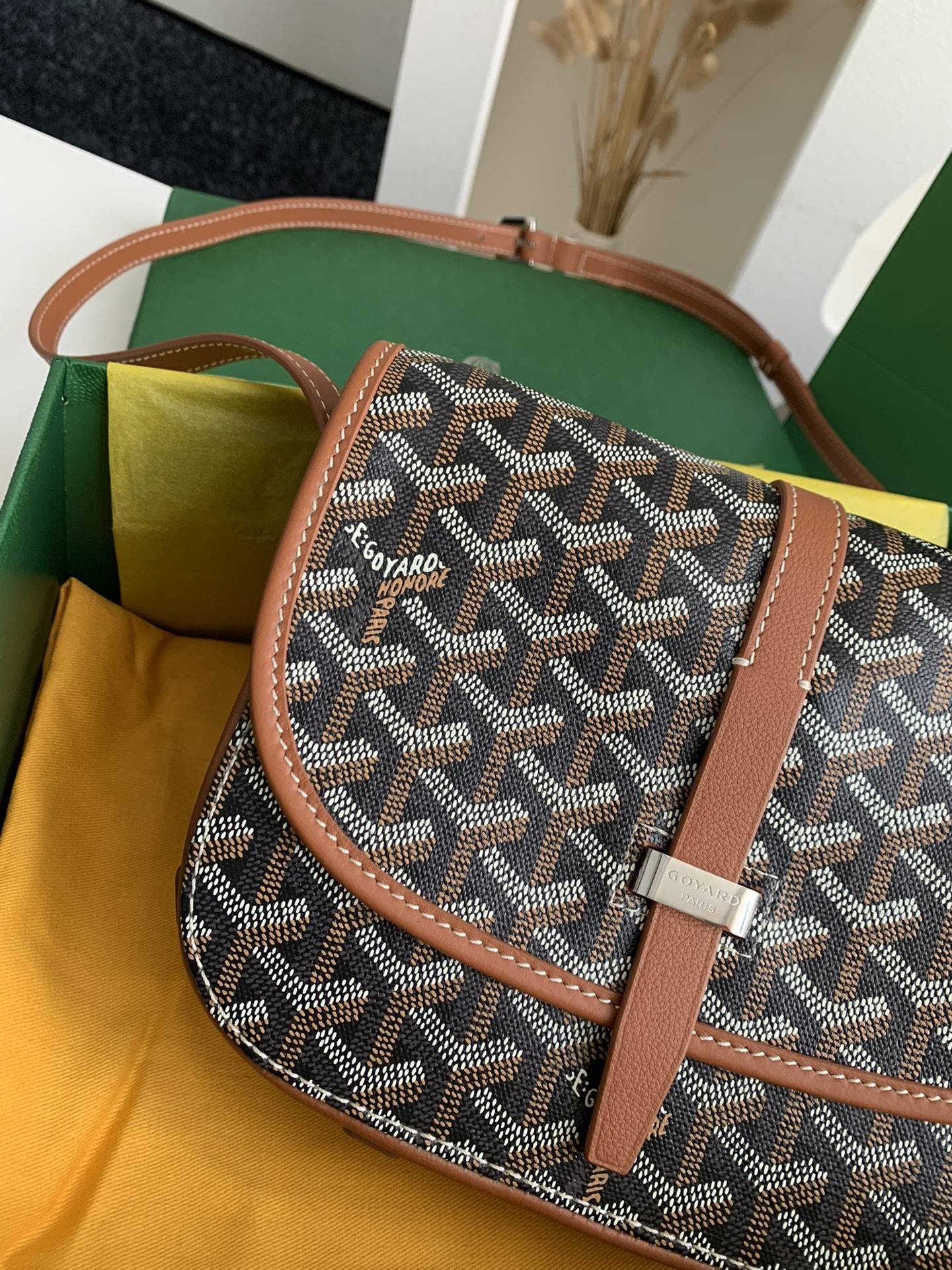 Goyard BeL*Védère bag Top Quality Size:21.5*16*6cm
