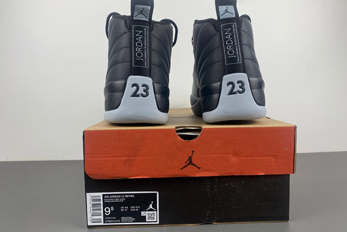 AIR JORDAN 12 “BLACK/WOLF GREY” RELEASES SEPTEMBER 2024 CT8013-010