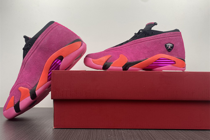 Air Jordan 14 Low WMNS “Shocking Pin DH4121-600