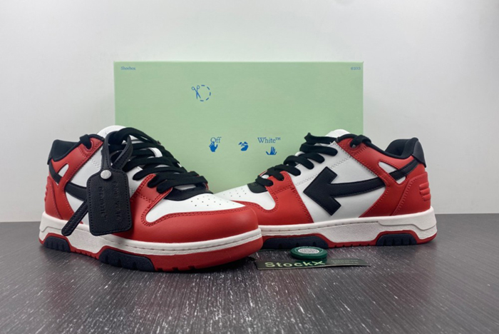 OFF-WHITE Out Of Office white black red