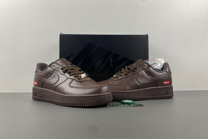 Supreme x Nike Air Force 1 Low “Baroque Brown” CU9225-200