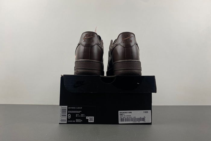 Supreme x Nike Air Force 1 Low “Baroque Brown” CU9225-200