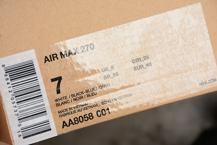 Off-White X Nike Air Max 270