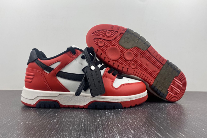OFF-WHITE Out Of Office white black red