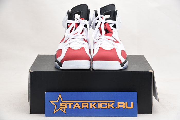 Air Jordan 6 VI Retro Carmine White Carmine Black 384664 160