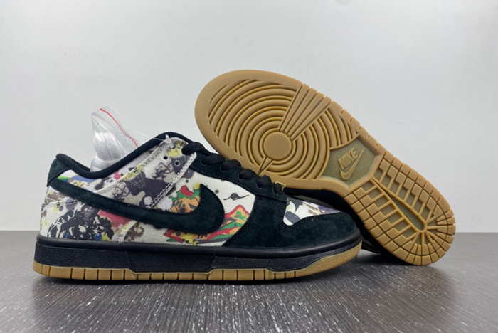 Dunk SB Supreme × Nike Dunk Low “Rammellzee” FD8778-001