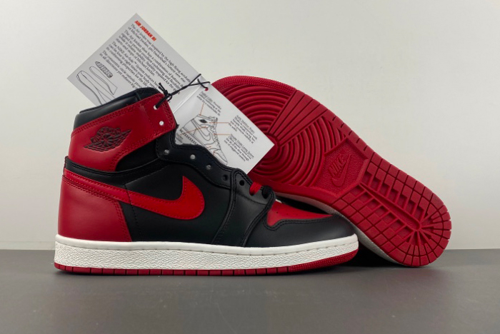 Air Jordan 1 High ’85 “Bred” Color: Black/Varsity Red-White HV6674-067