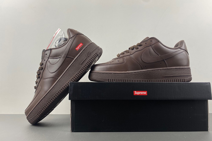 Supreme x Nike Air Force 1 Low “Baroque Brown” CU9225-200