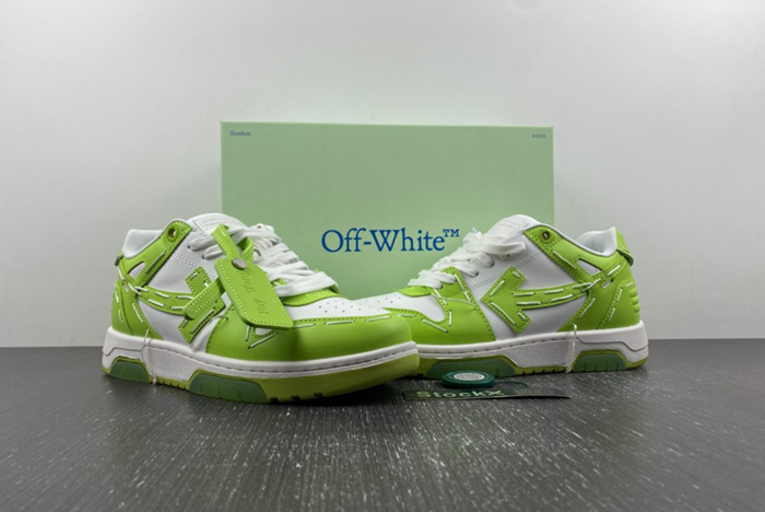 OFF-WHITE Out Of Office green white