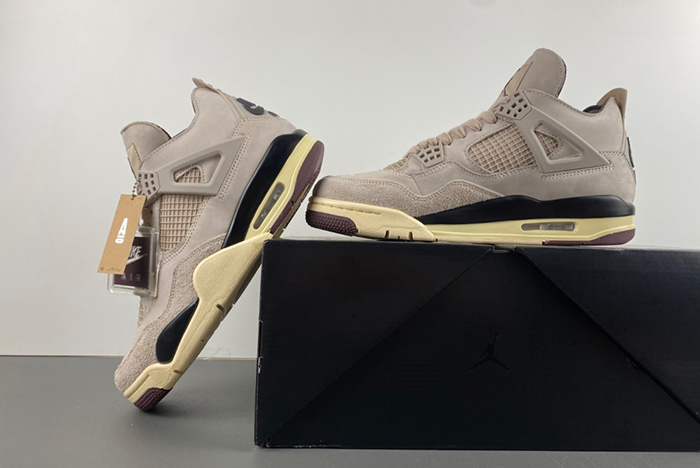 Ma Maniére x Air Jordan 4 “Fossil Stone”  FZ4810-200