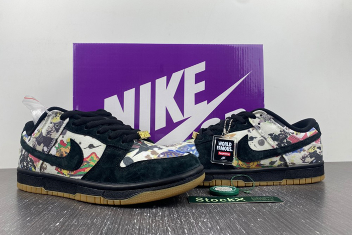 Dunk SB Supreme × Nike Dunk Low “Rammellzee” FD8778-001