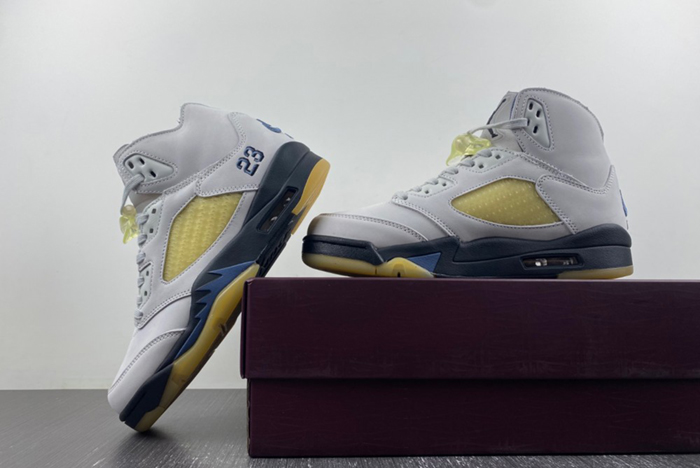 Maniere x Air Jordan 5 “Diffused Blue FZ5758-004