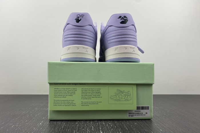OFF-WHITE white purple