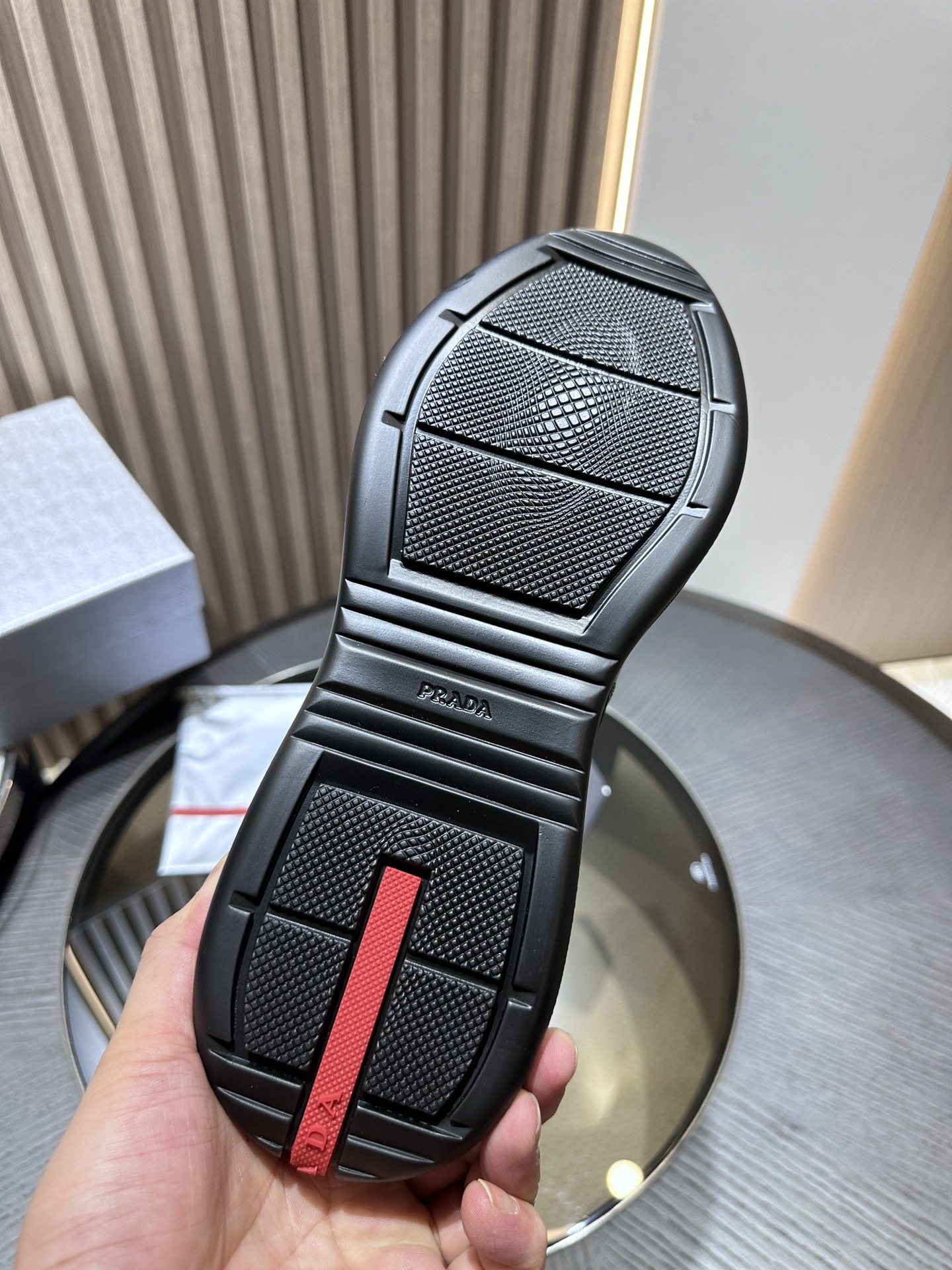 PRADA Patent Leather Sneakers Low-Top