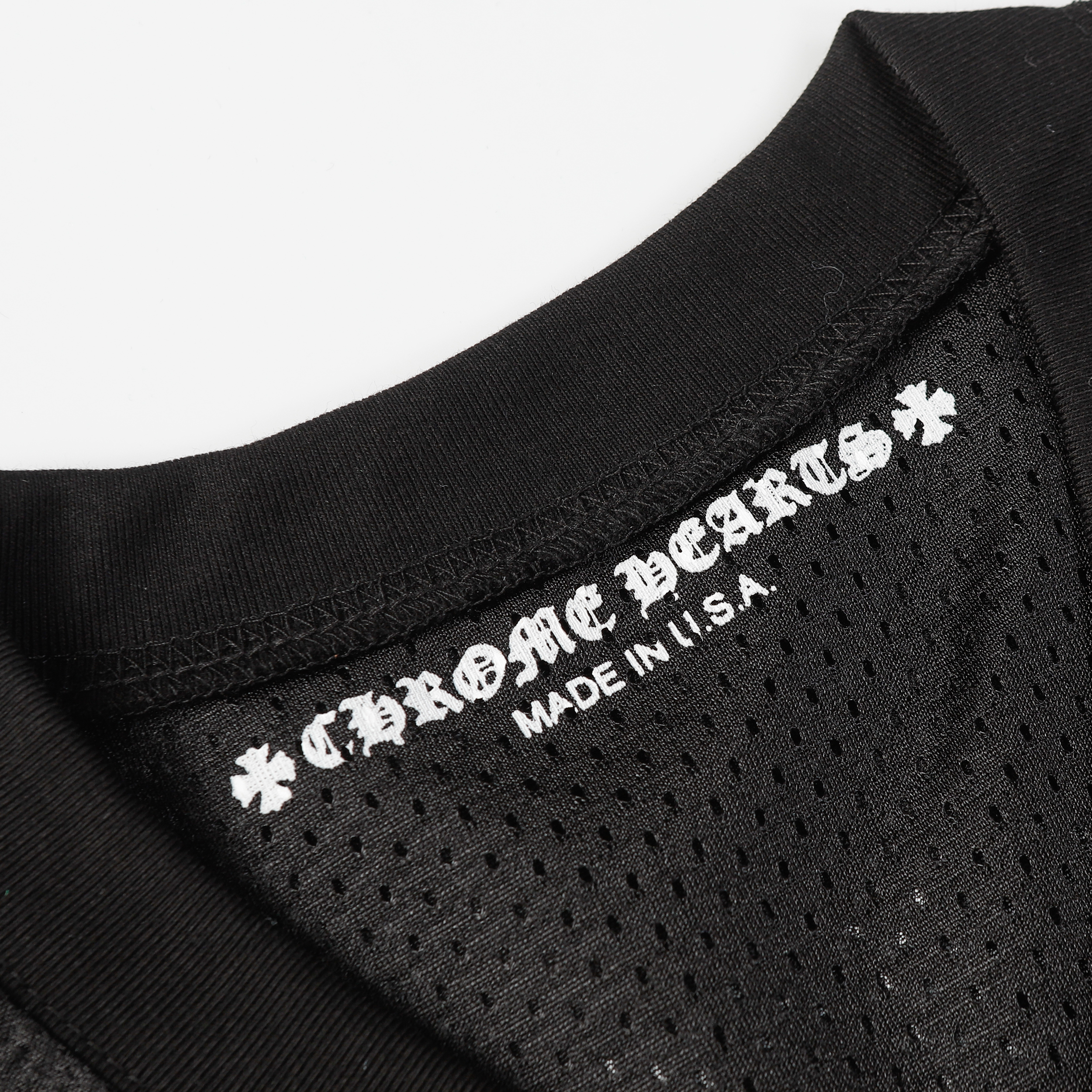Chrome Hearts Ice Hockey Collection Silver-Plated Floral Sleeve Long Sleeve T-Shirt - Unisex Black
