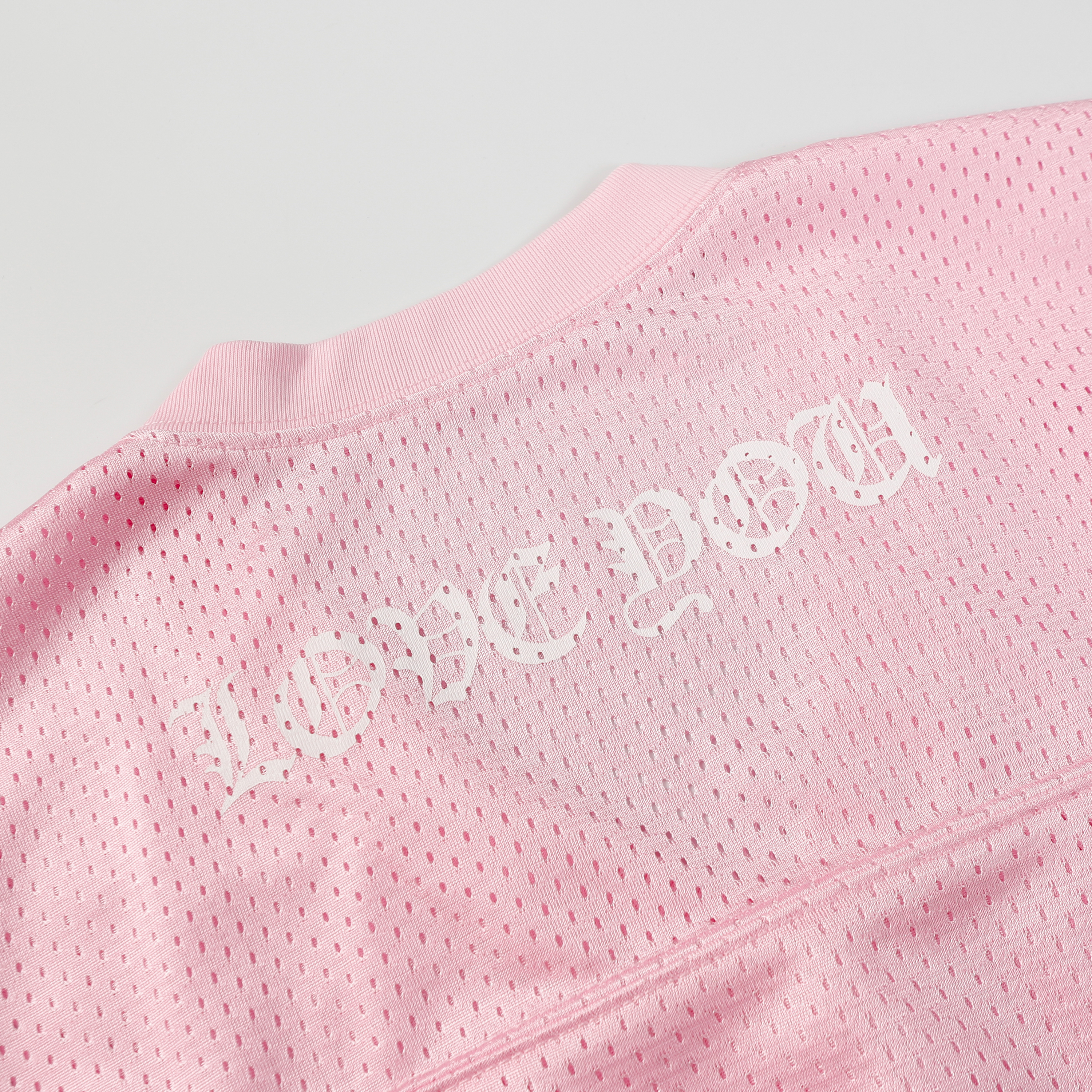 Chrome Hearts Ice Hockey Collection Silver-Plated Floral Sleeve Long Sleeve T-Shirt - Unisex Pink