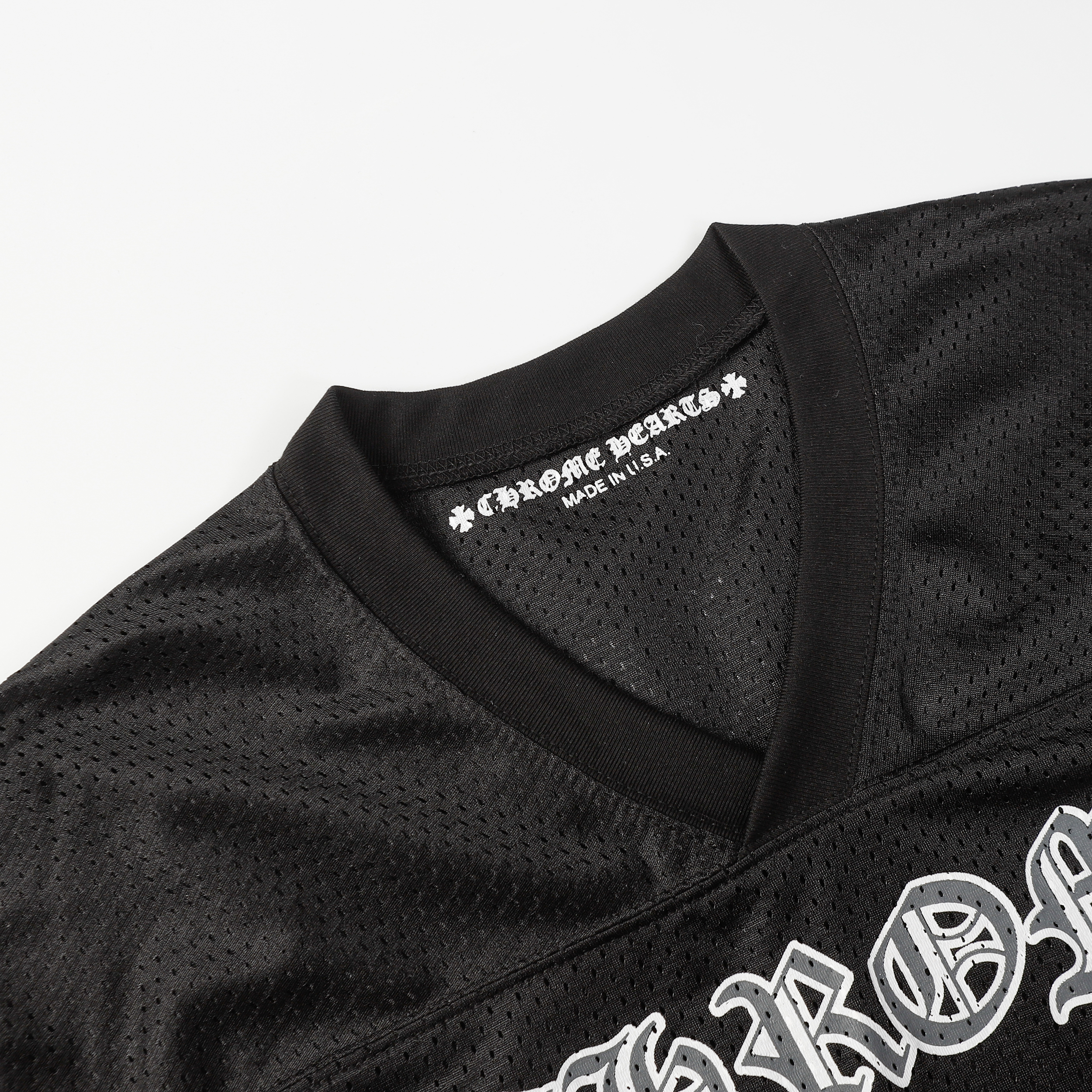 Chrome Hearts Ice Hockey Collection Silver-Plated Floral Sleeve Long Sleeve T-Shirt - Unisex Black
